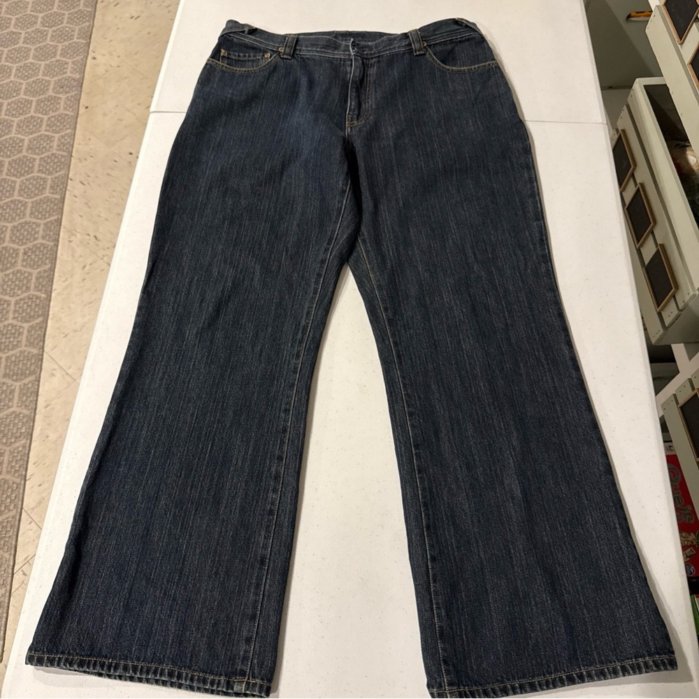 Patagonia Women’s Jeans Size 14 Bootcut Flare Dark Wash